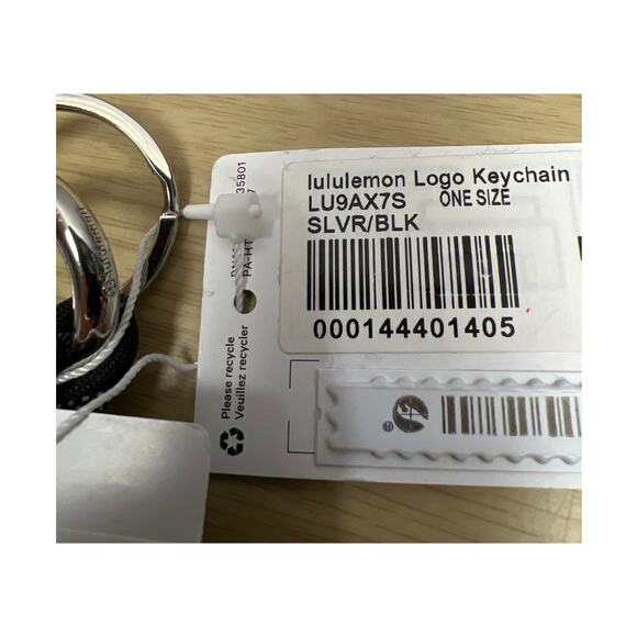 Lululemon BIG Logo Bag Keychain Sold Out In Stores RARE Retired Bag No Included - Picture 7 of 7